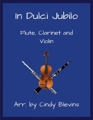 Book cover for In Dulci Jubilo, Flute, Clarinet and Violin