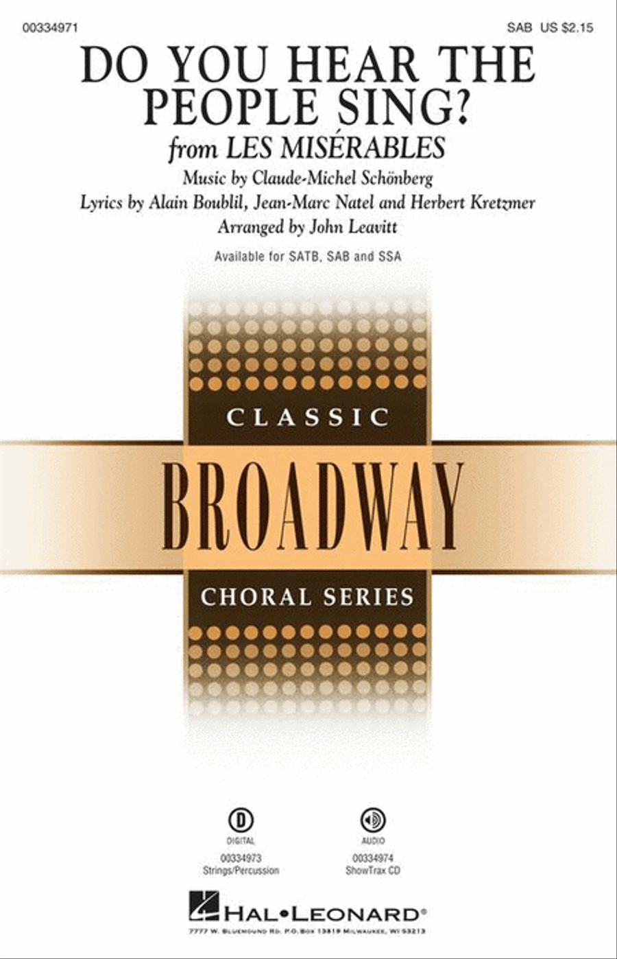 Do You Hear the People Sing? 3-Part scores gallery preview page 2