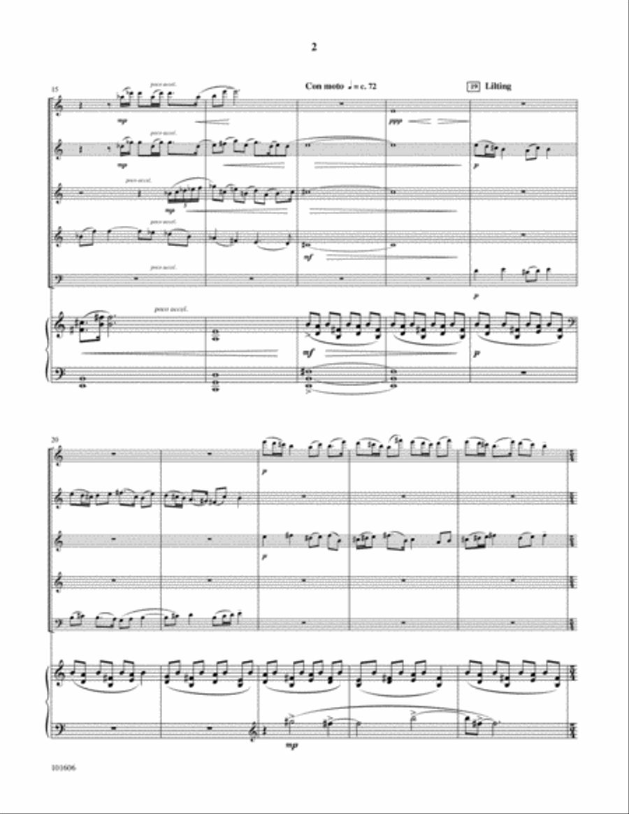 The Sacred Pools of Hana Small Ensemble scores gallery preview page 2
