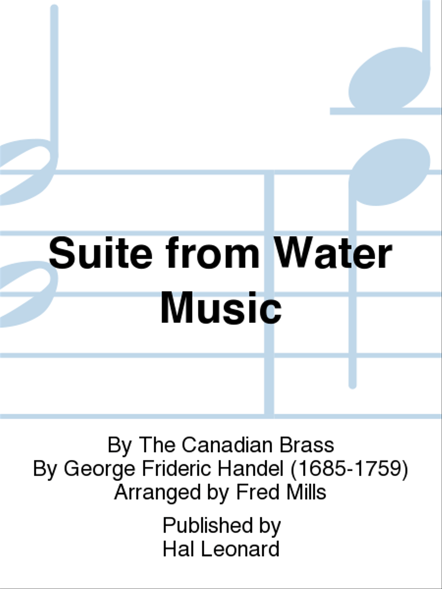 Suite from Water Music Brass Quintet scores gallery preview page 1