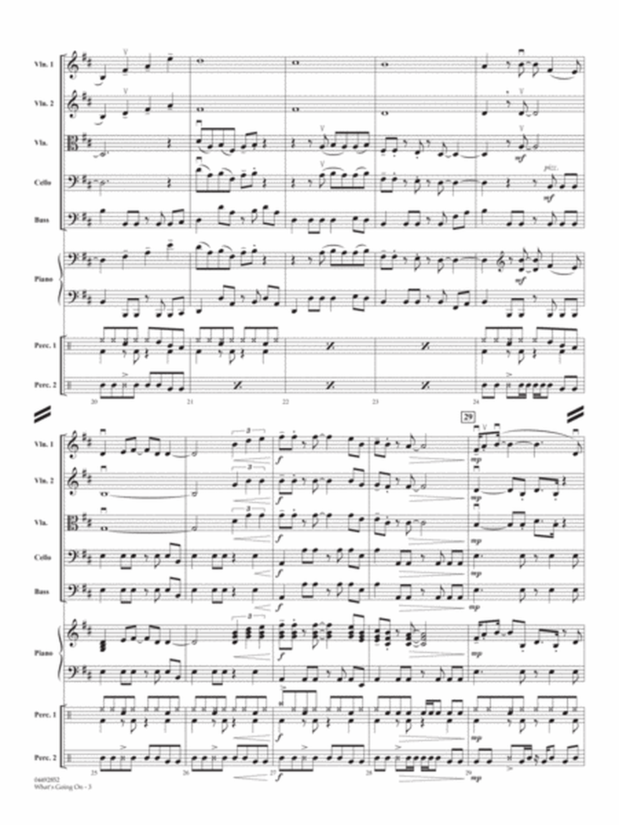 What's Going On (arr. Robert Longfield) - Conductor Score (Full Score)