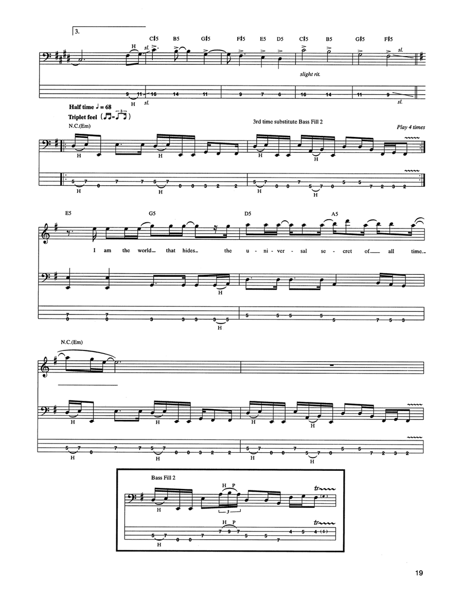 Sabbra Cadabra Acoustic Guitar scores gallery preview page 6