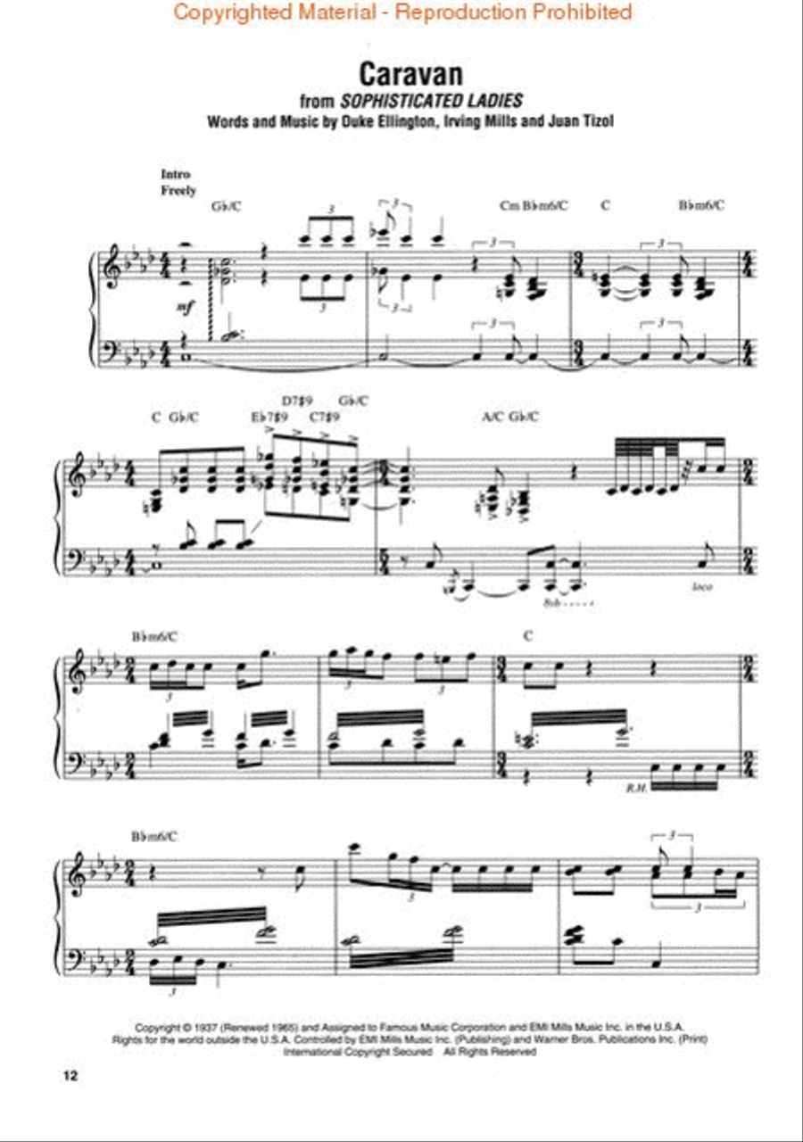 Monty Alexander Plays Standards Piano scores gallery preview page 3