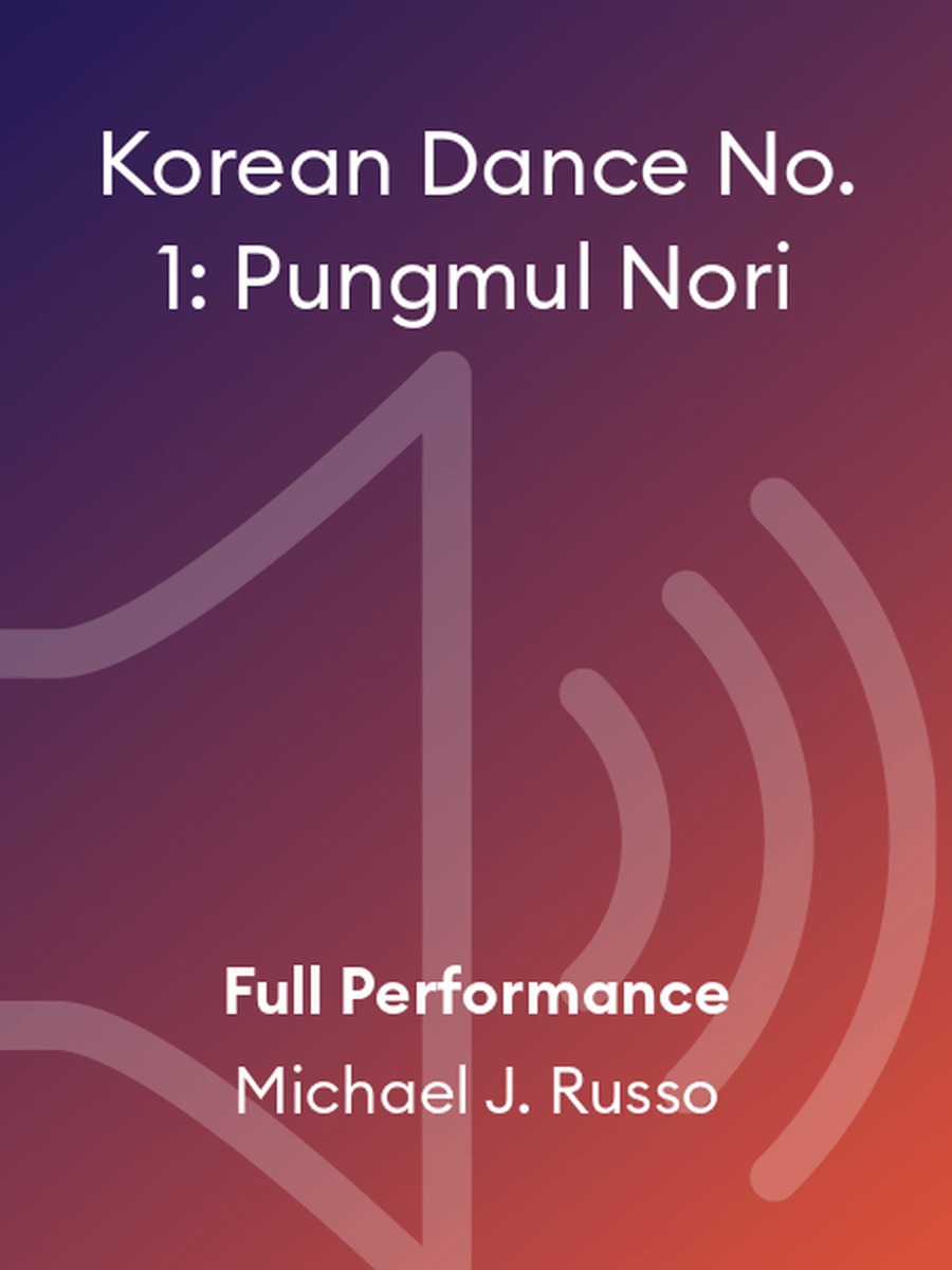 Korean Dance No. 1: Pungmul Nori