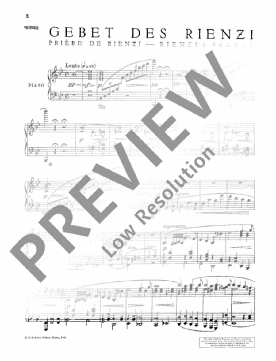 Unser Wagner Unser Wagner Piano Solo scores gallery preview page 3