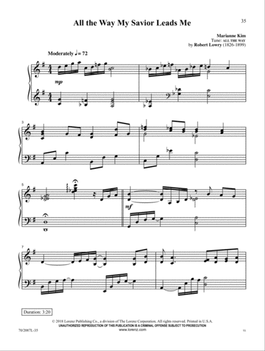 Tell It to Jesus Piano Solo scores gallery preview page 9