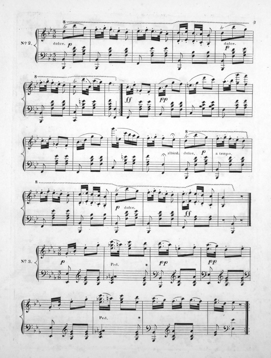 Cleveland Plain Dealer Mazourka Piano Solo - Digital Sheet Music page 3
