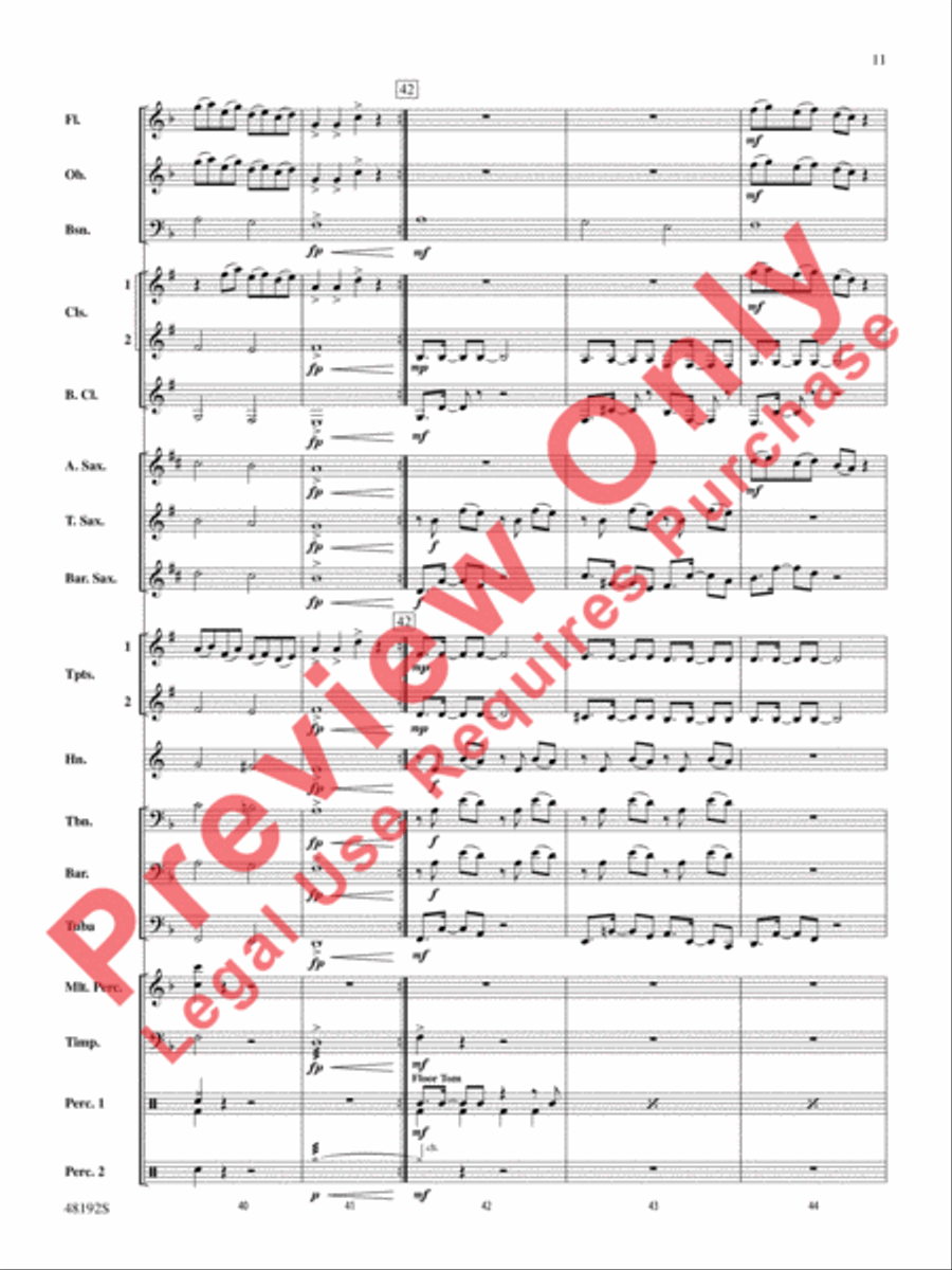 If I Can't Have You Concert Band scores gallery preview page 12