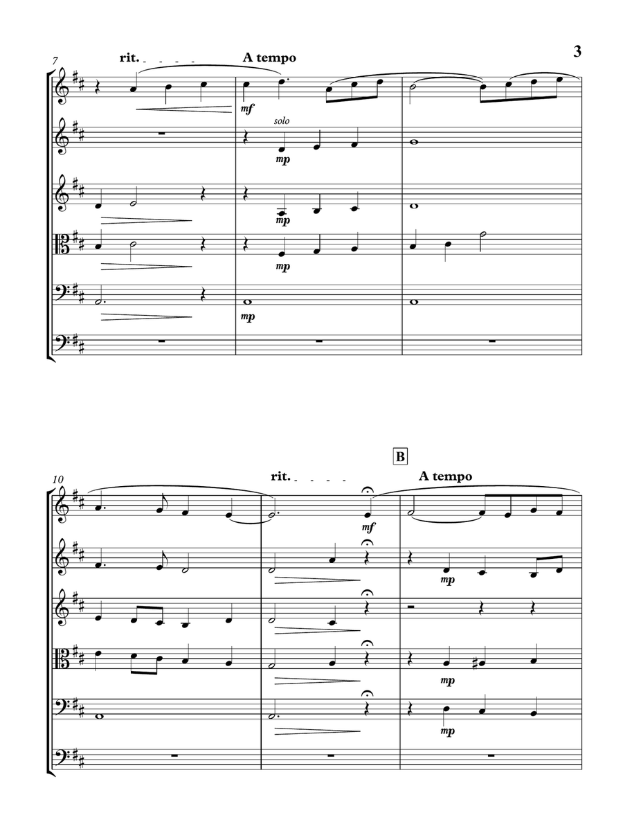 Casualties Of War -end Title String Orchestra scores gallery preview page 4