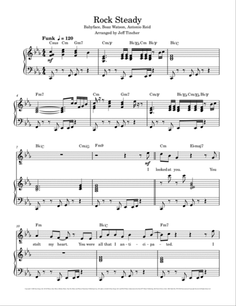 Rock Steady Piano, Vocal, Guitar scores gallery preview page 2