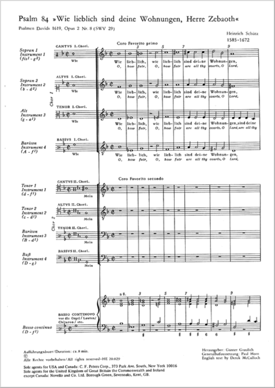 How beautiful is thy dwelling place (Wie lieblich sind deine Wohnungen) Men's Choir scores gallery preview page 30