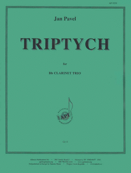 Triptych For Bb Clarinet Trio