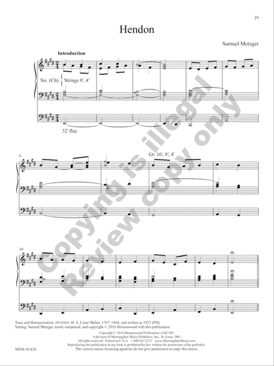 The Festival Hymn Collection, Volume 3 Organ scores gallery preview page 27