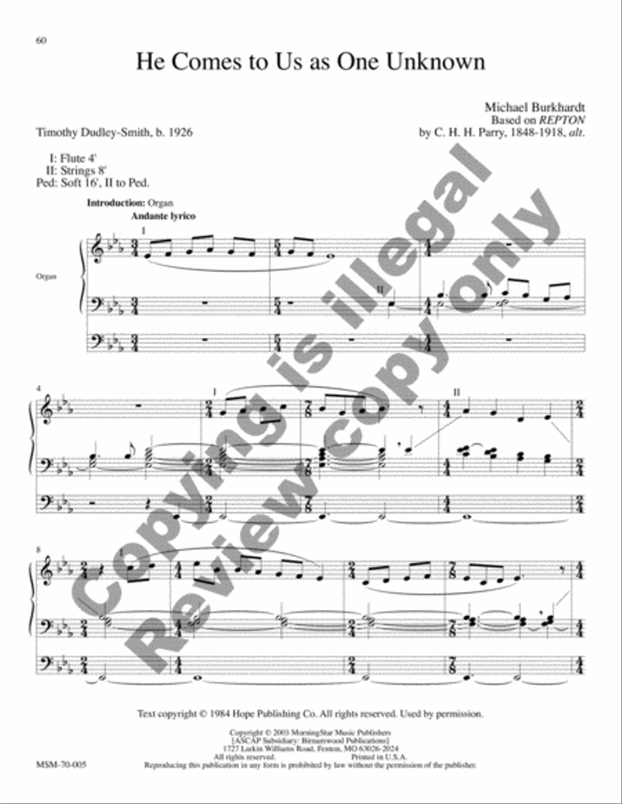 Savior of the Nations, Come (Full Score) Choir scores gallery preview page 68