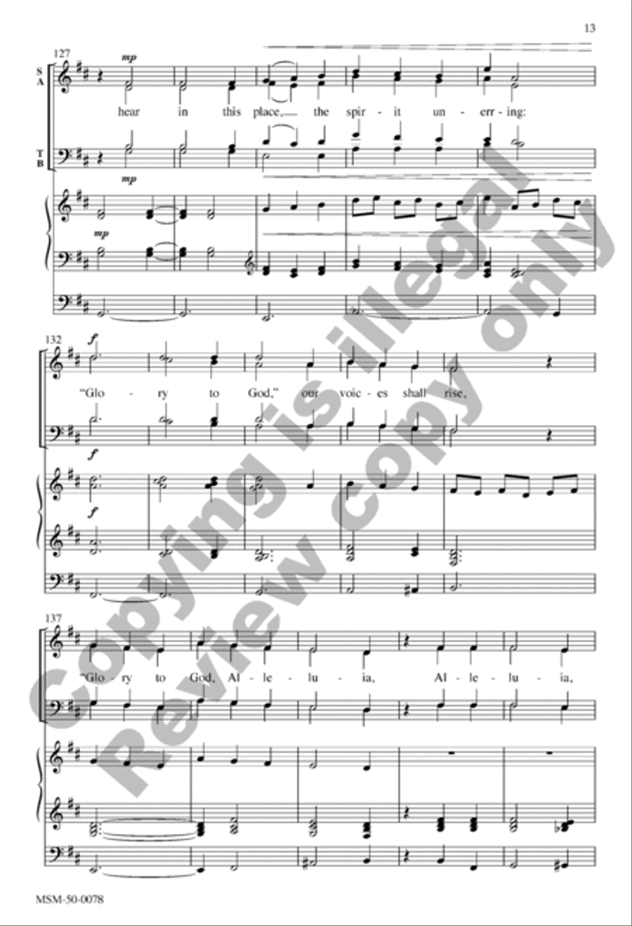 Come, Great Love 4-Part scores gallery preview page 12