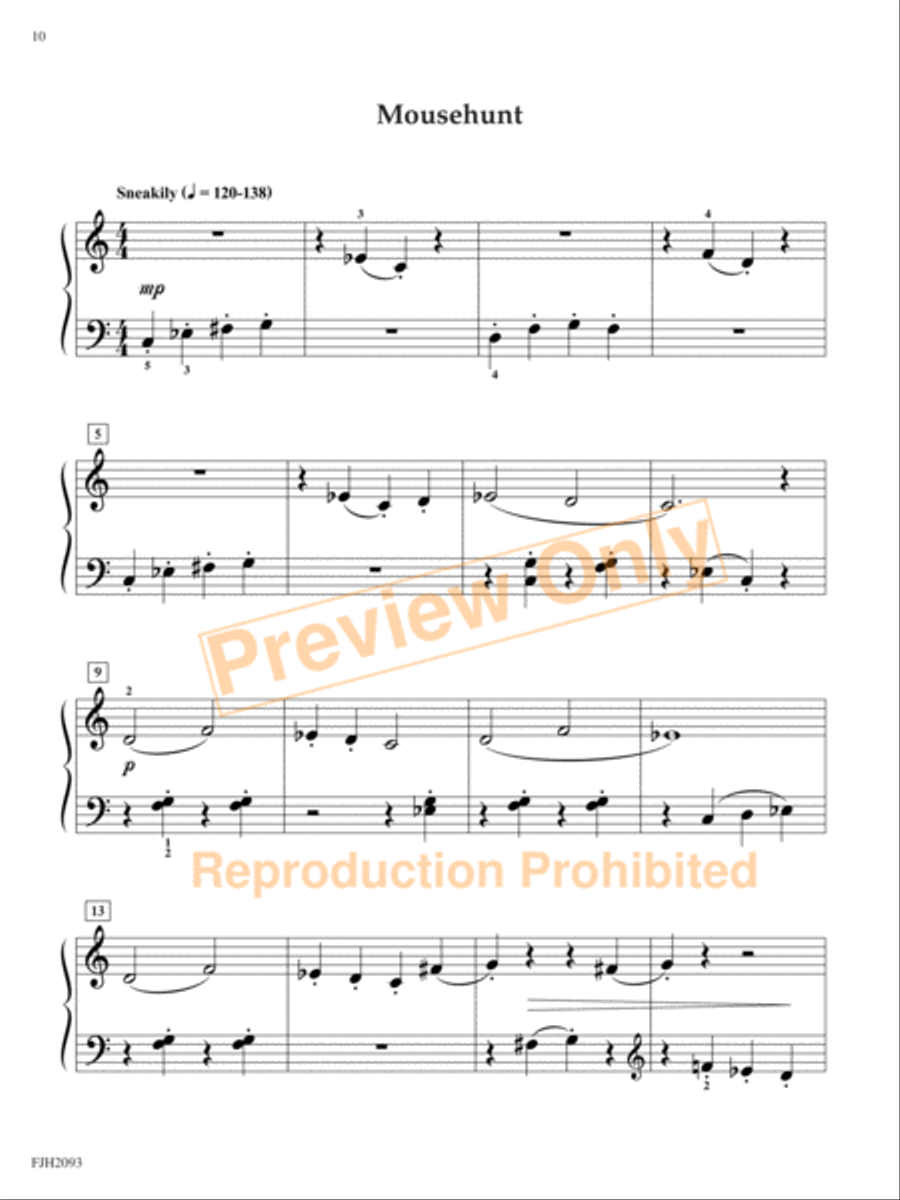 Four Miniature Suites Easy Piano scores gallery preview page 5