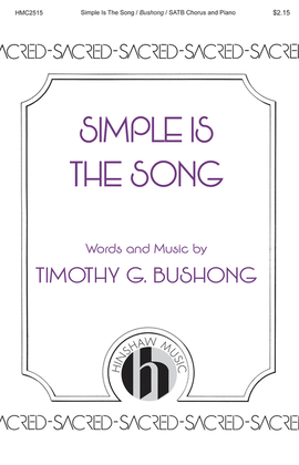 Book cover for Simple Is the Song