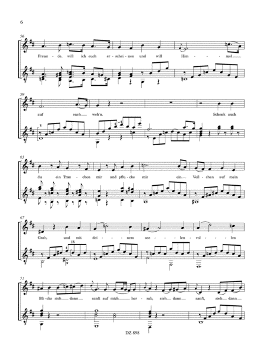 4 mélodies 4 mélodies Classical Guitar scores gallery preview page 6