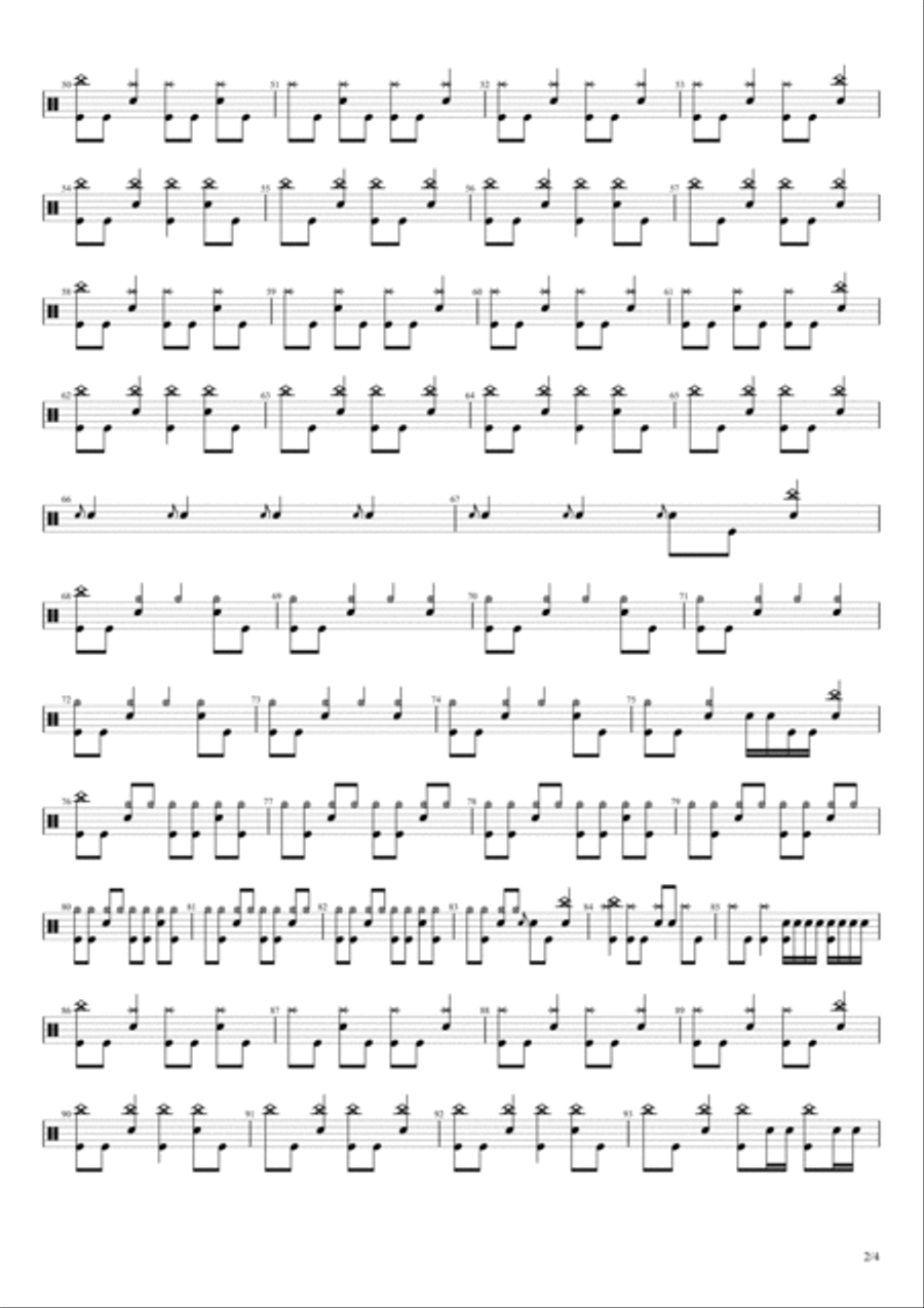 The Pretender Drum Set scores gallery preview page 2