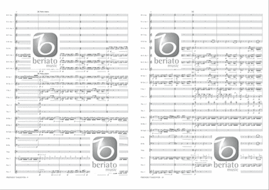 Friendly Takeover Friendly Takeover Fanfare Band scores gallery preview page 6