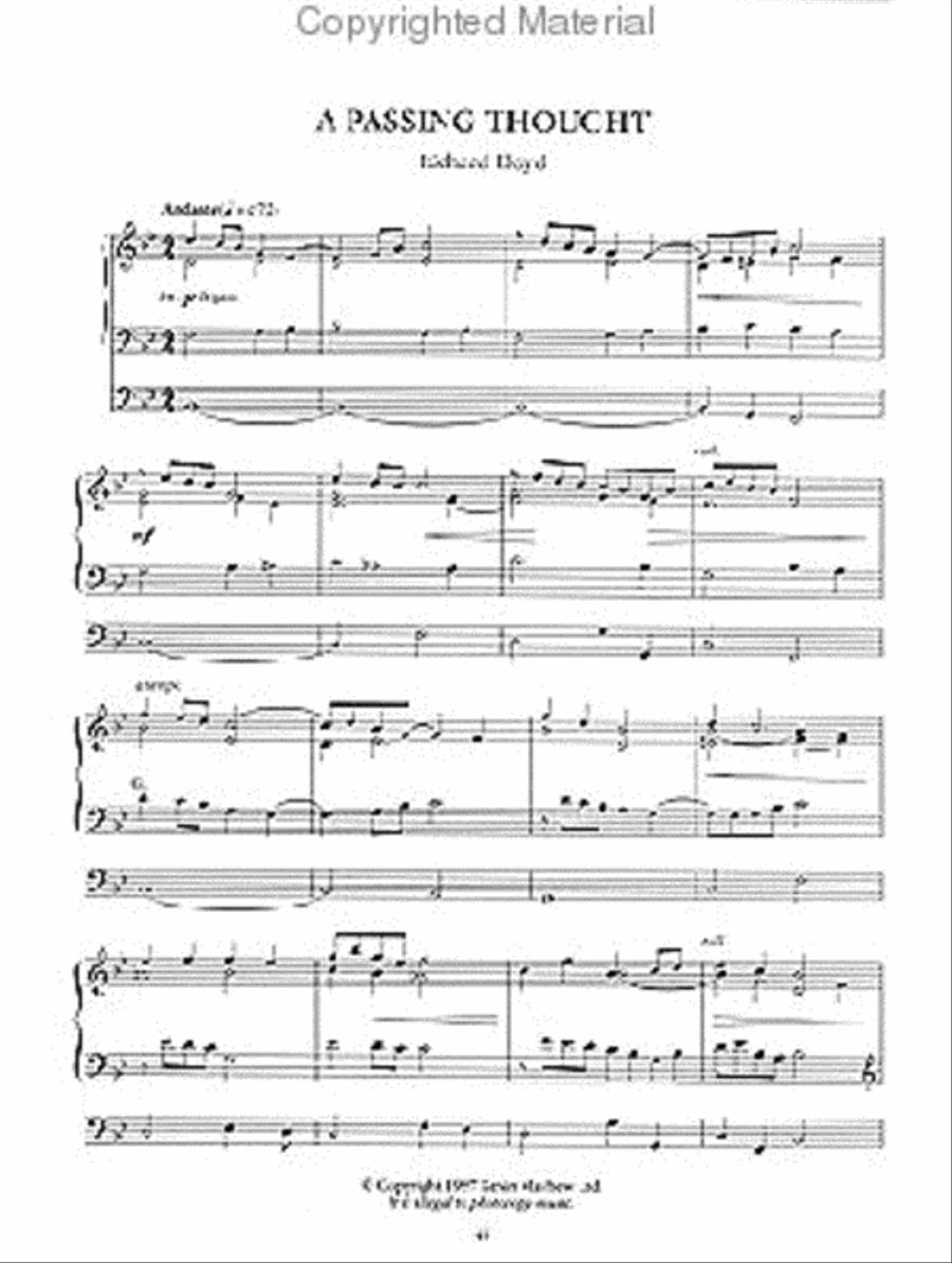 Meditations - Organ Organ scores gallery preview page 4
