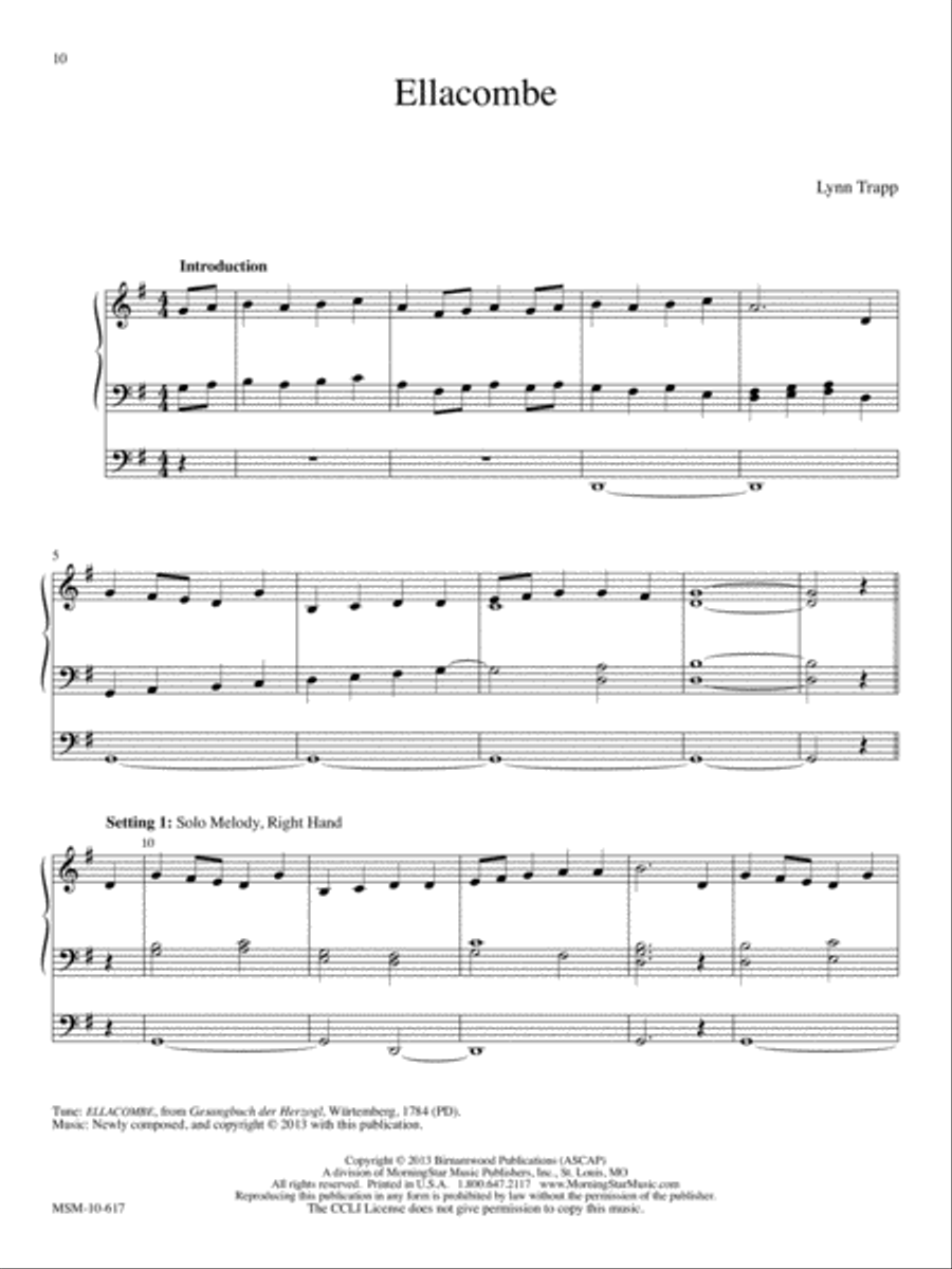 Hymns of Praise Then Let Us Sing, Volume 1 Organ scores gallery preview page 7