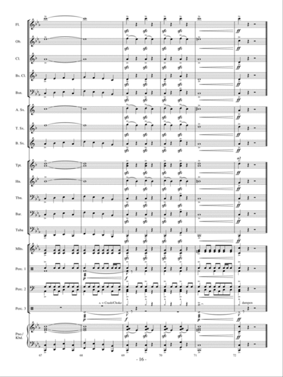 Barrage Concert Band scores gallery preview page 15