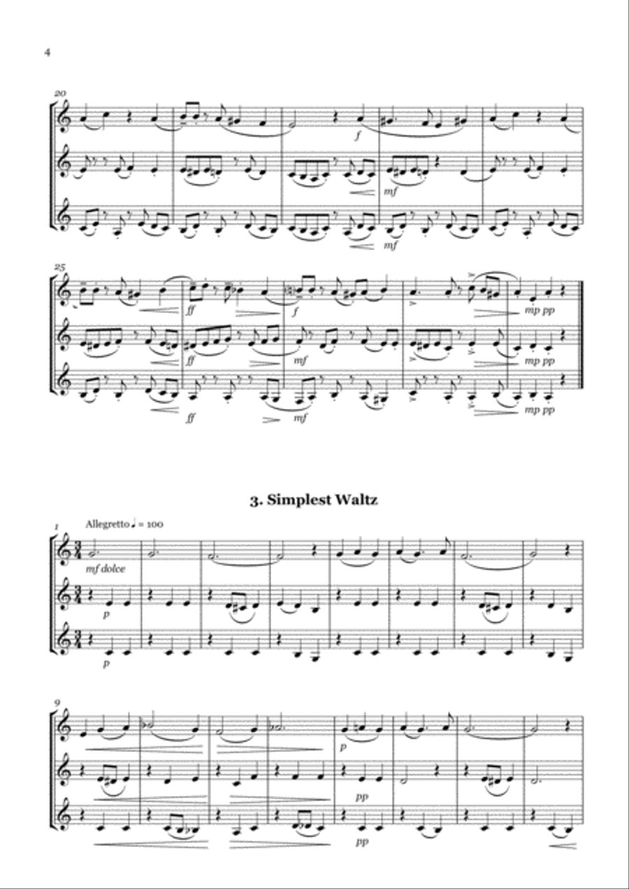 Five Allsorts for Three Horns Small Ensemble scores gallery preview page 4