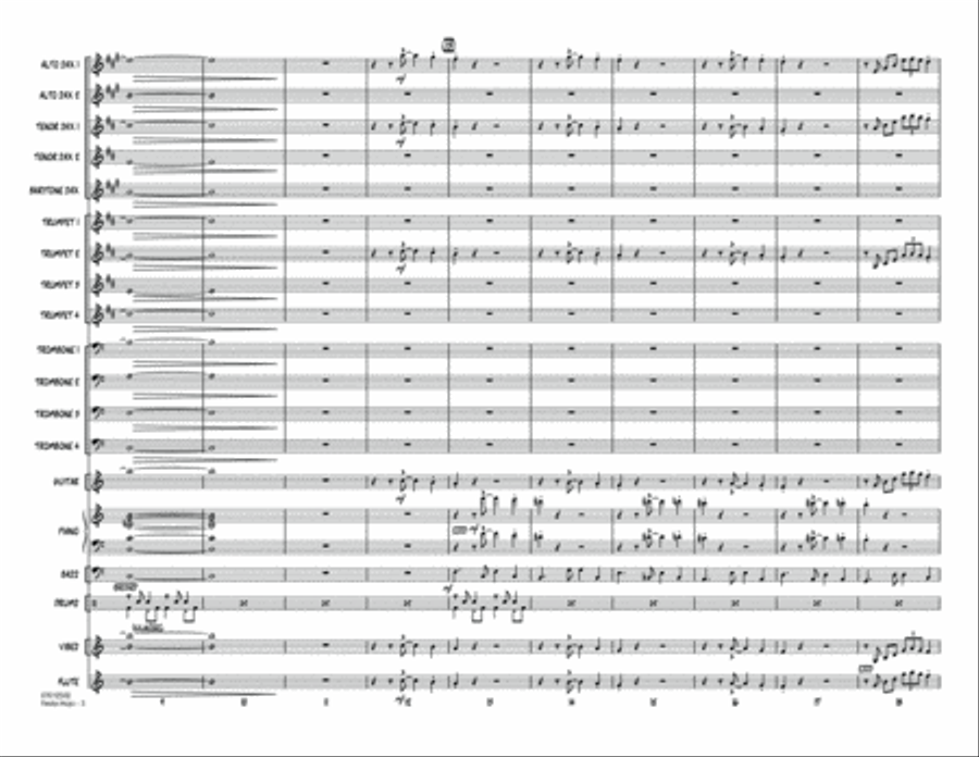 Fiesta Mojo - Conductor Score (Full Score) Jazz Ensemble scores gallery preview page 3