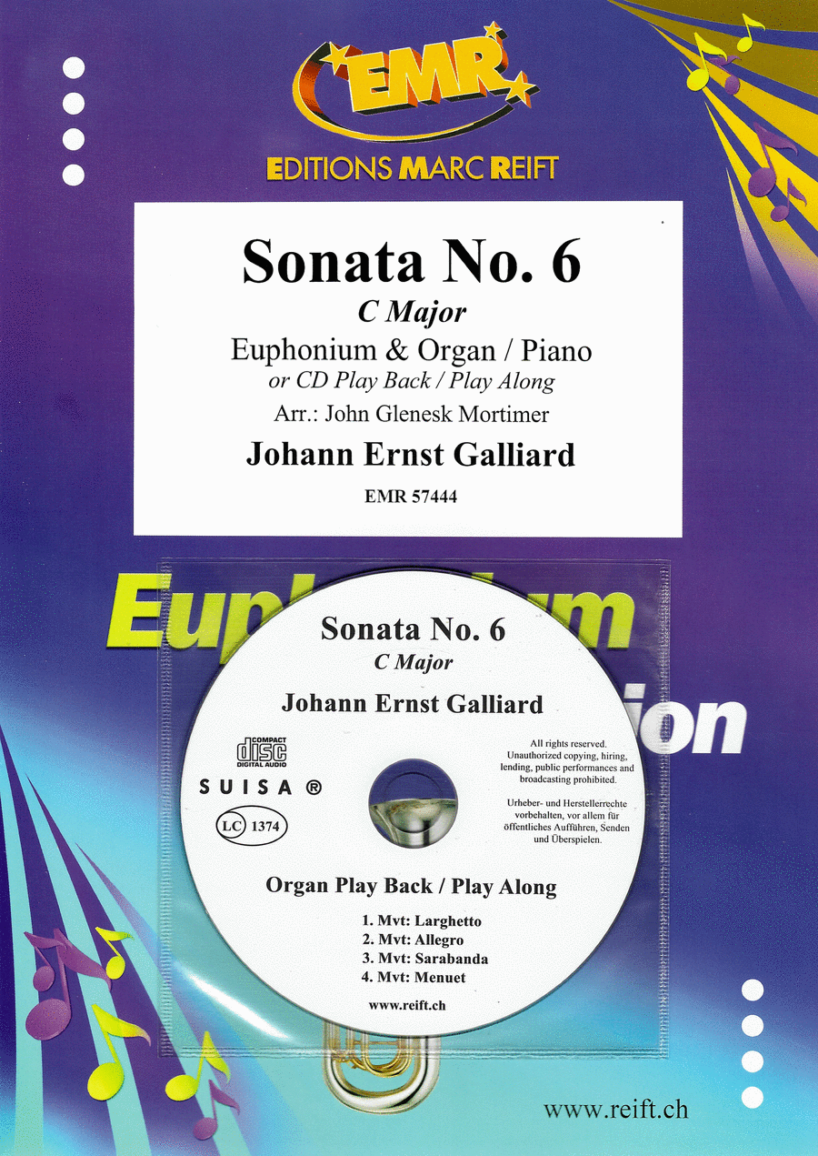 Sonata No. 6 Euphonium scores gallery preview page 1