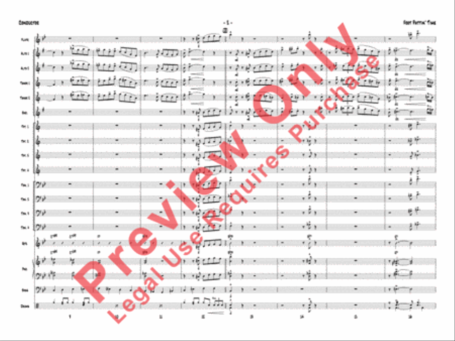 Foot Pattin' Time Foot Pattin' Time Jazz Ensemble scores gallery preview page 5
