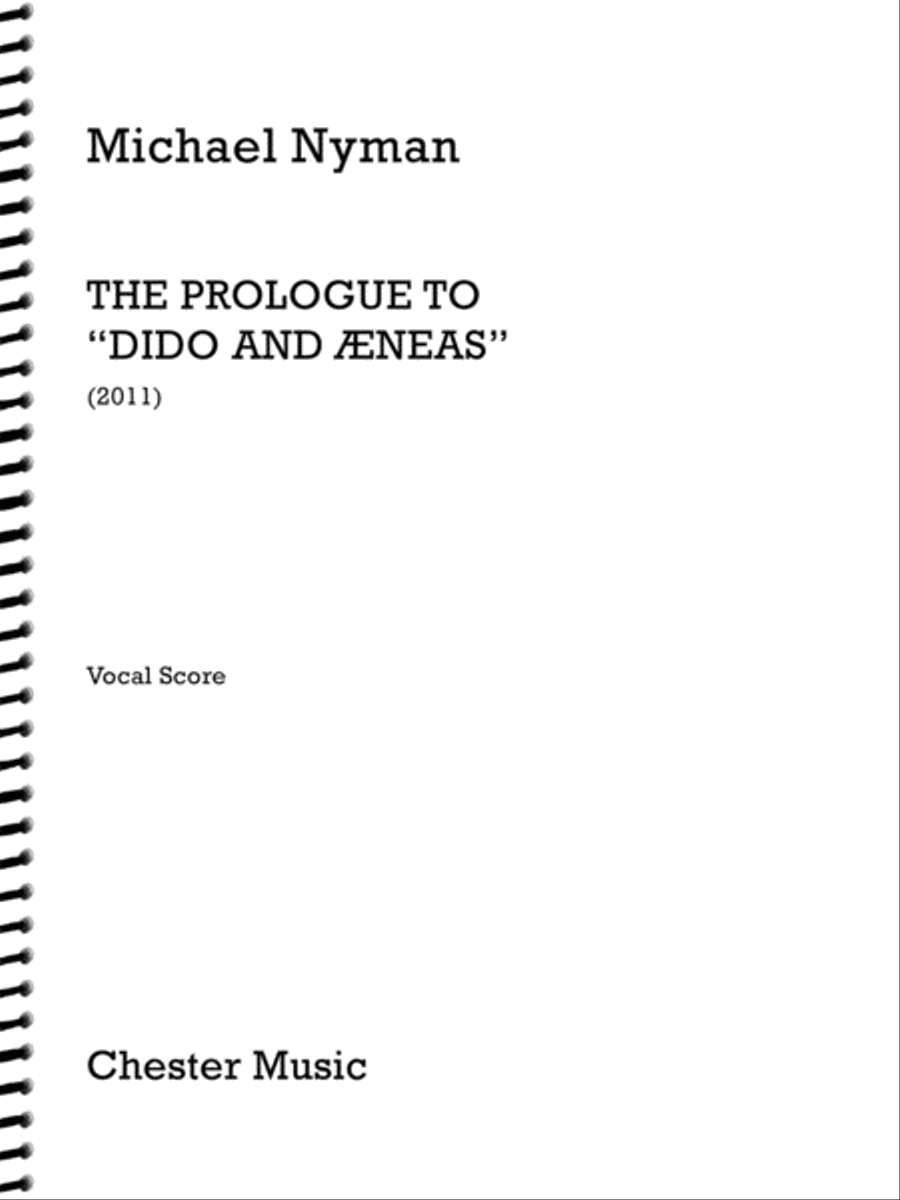 The Prologue to Dido and Aeneas Vocal Score Voice scores gallery preview page 1