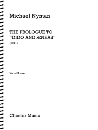 Book cover for The Prologue to Dido and Aeneas Vocal Score