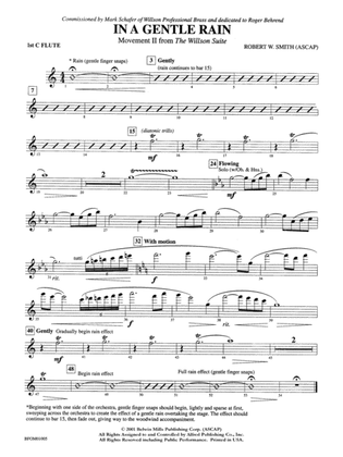 In a Gentle Rain (Movement II from the Willson Suite): Flute