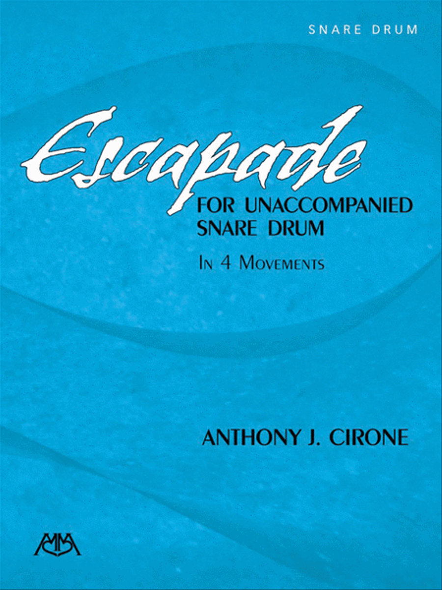 Escapade for Unaccompanied Snare Drum A Cappella scores gallery preview page 1