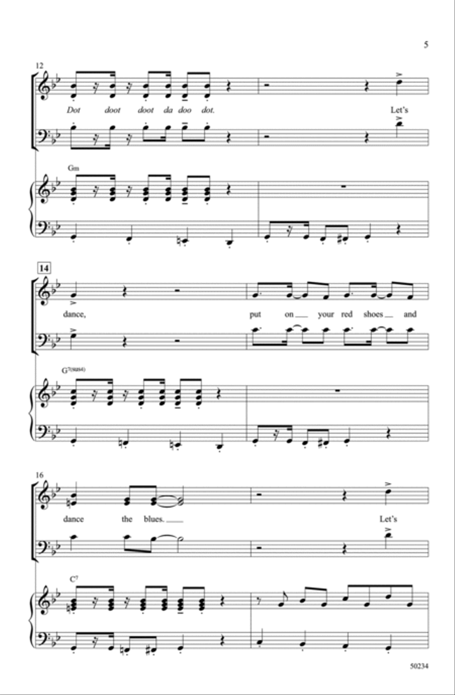 Let's Dance Let's Dance Choir scores gallery preview page 3