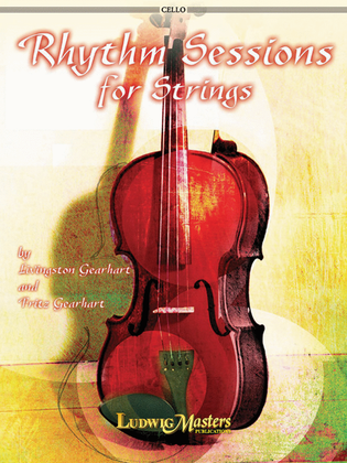 Book cover for Rhythm Sessions for Strings, Cello
