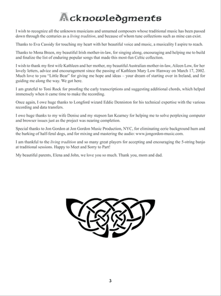 Easy Irish and Celtic Melodies for 5-String Banjo: Best-Loved Airs and Session Tunes Banjo scores gallery preview page 4