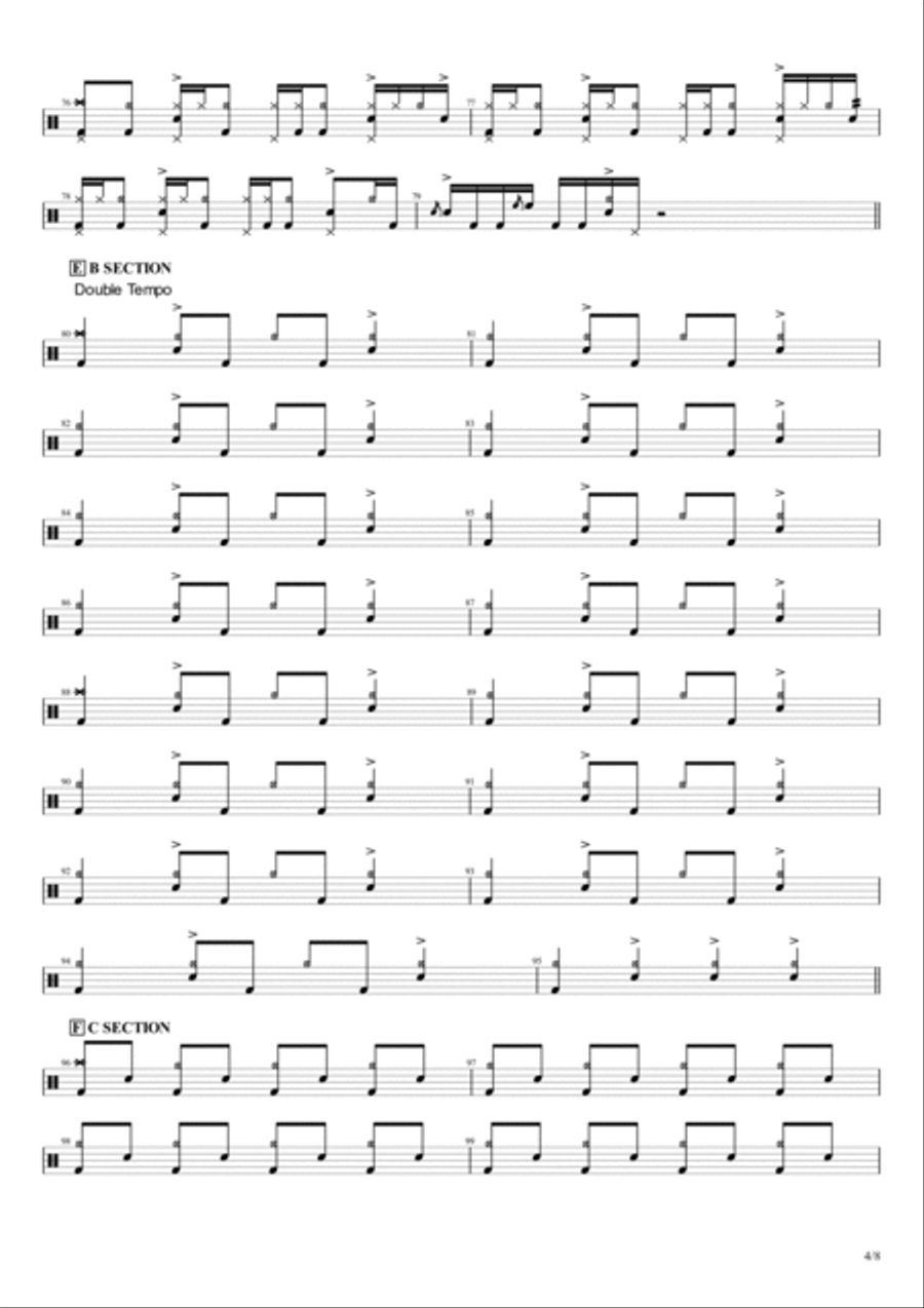 B.y.o.b. Drum Set scores gallery preview page 4