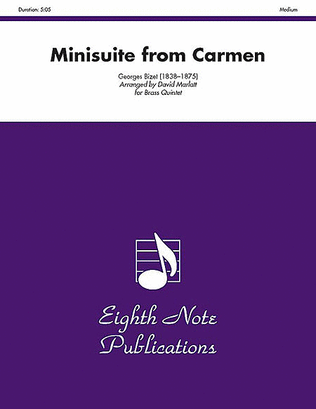 Book cover for Minisuite (from Carmen)