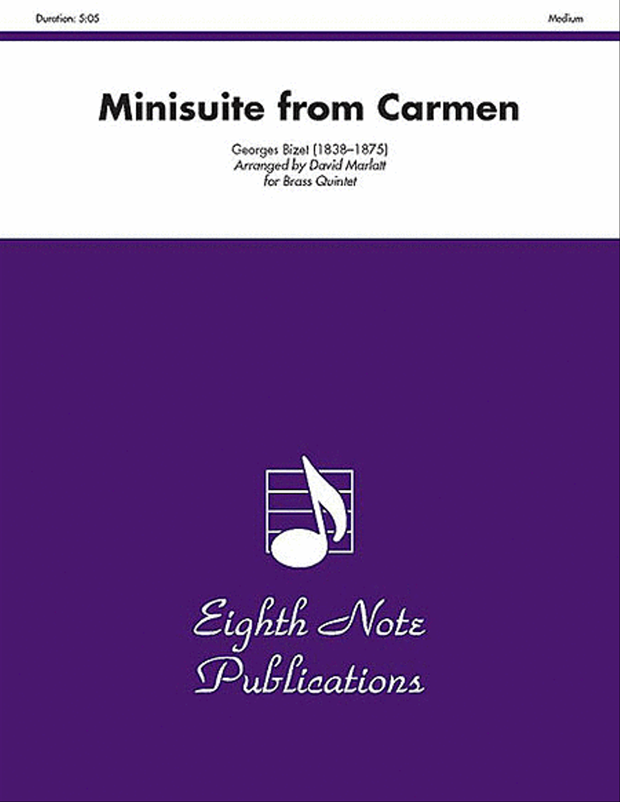 Minisuite (from Carmen) Minisuite (from Carmen) Brass Quintet scores gallery preview page 1