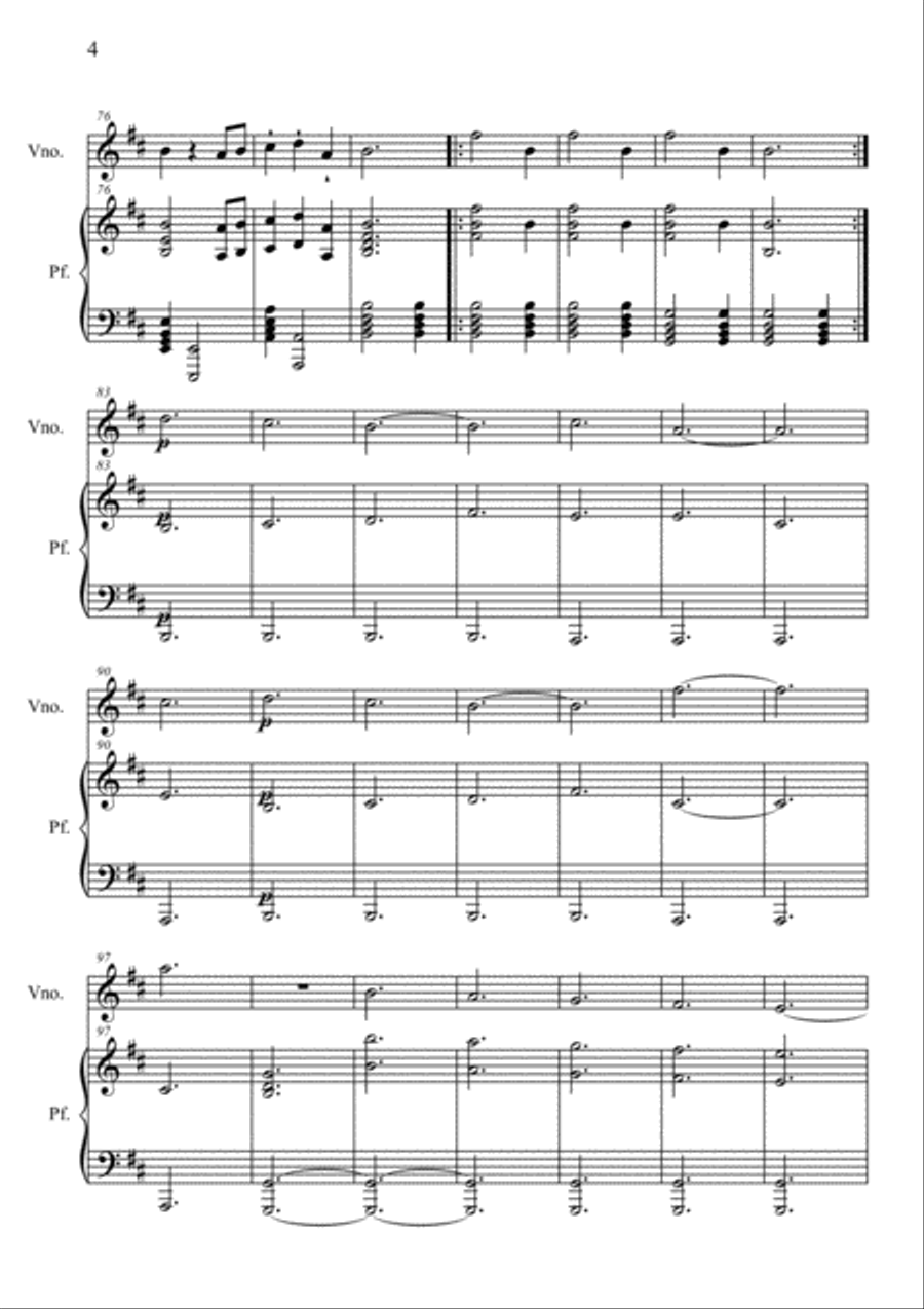 Dragonborn (skyrim Theme) Dragonborn (skyrim Theme) Violin Solo scores gallery preview page 4