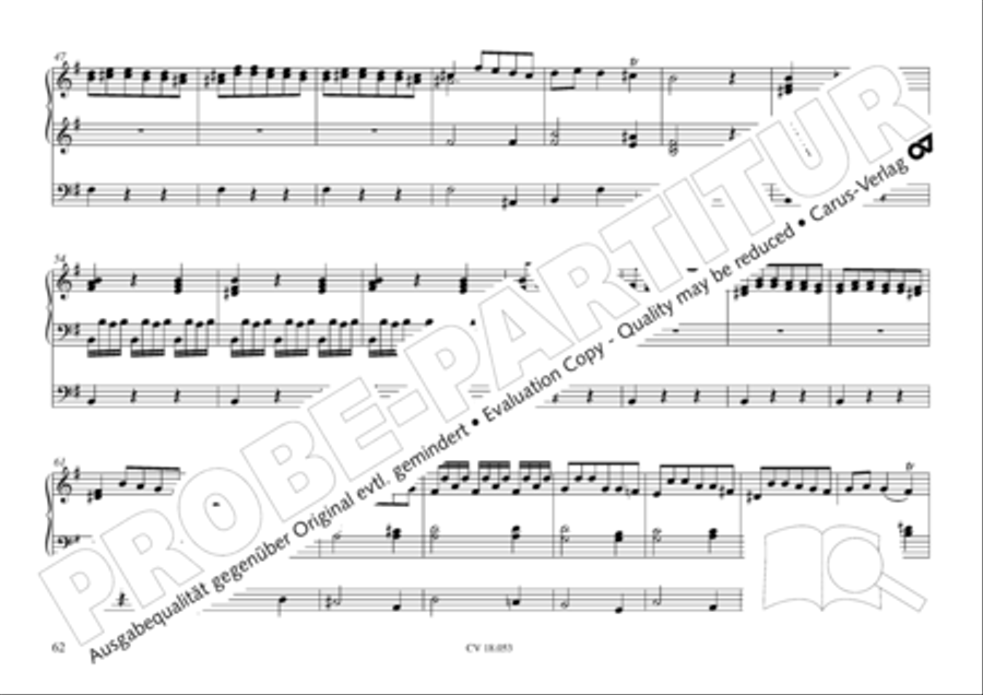 Das Husumer Orgelbuch von 1758 Organ Solo scores gallery preview page 63