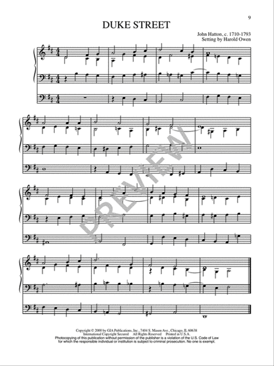 Twenty-Five Organ Harmonizations - Volume 1 Organ scores gallery preview page 11