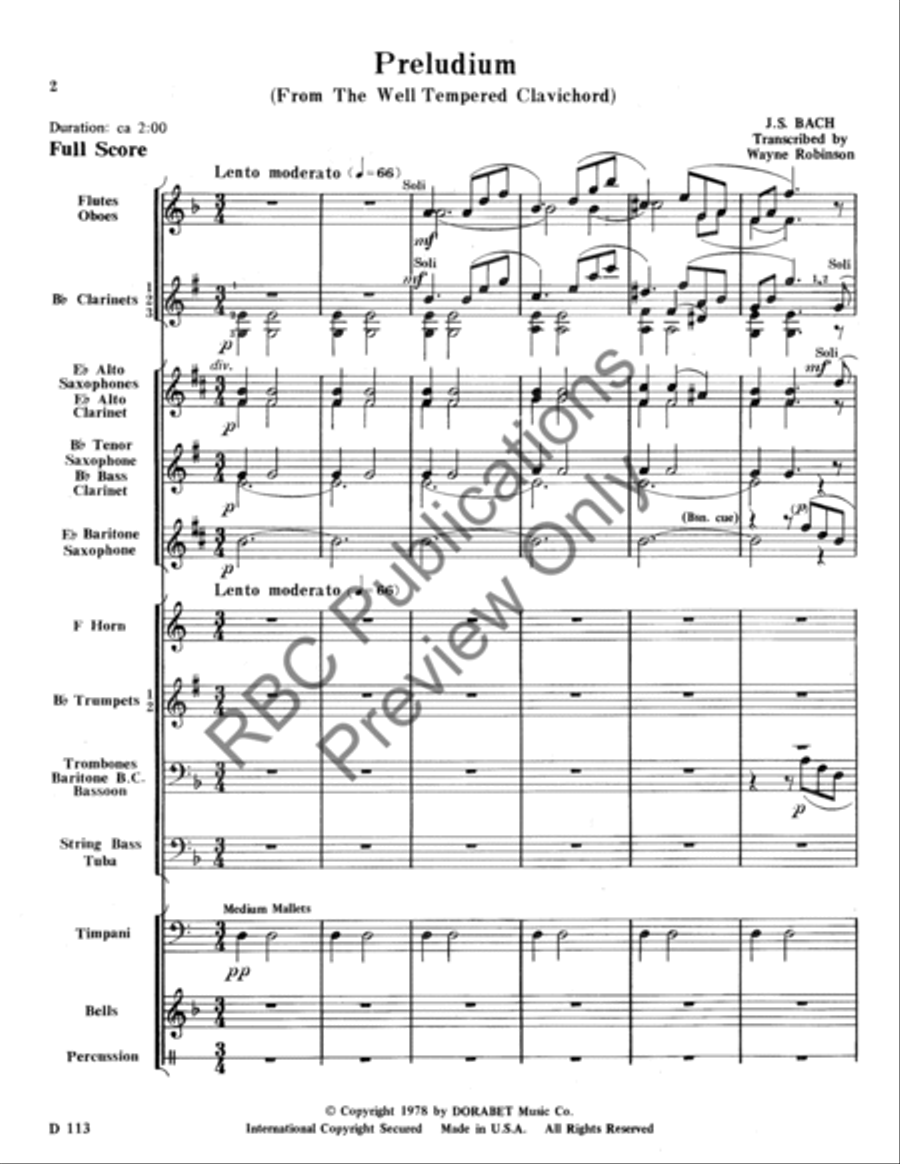 Preludium Concert Band scores gallery preview page 3
