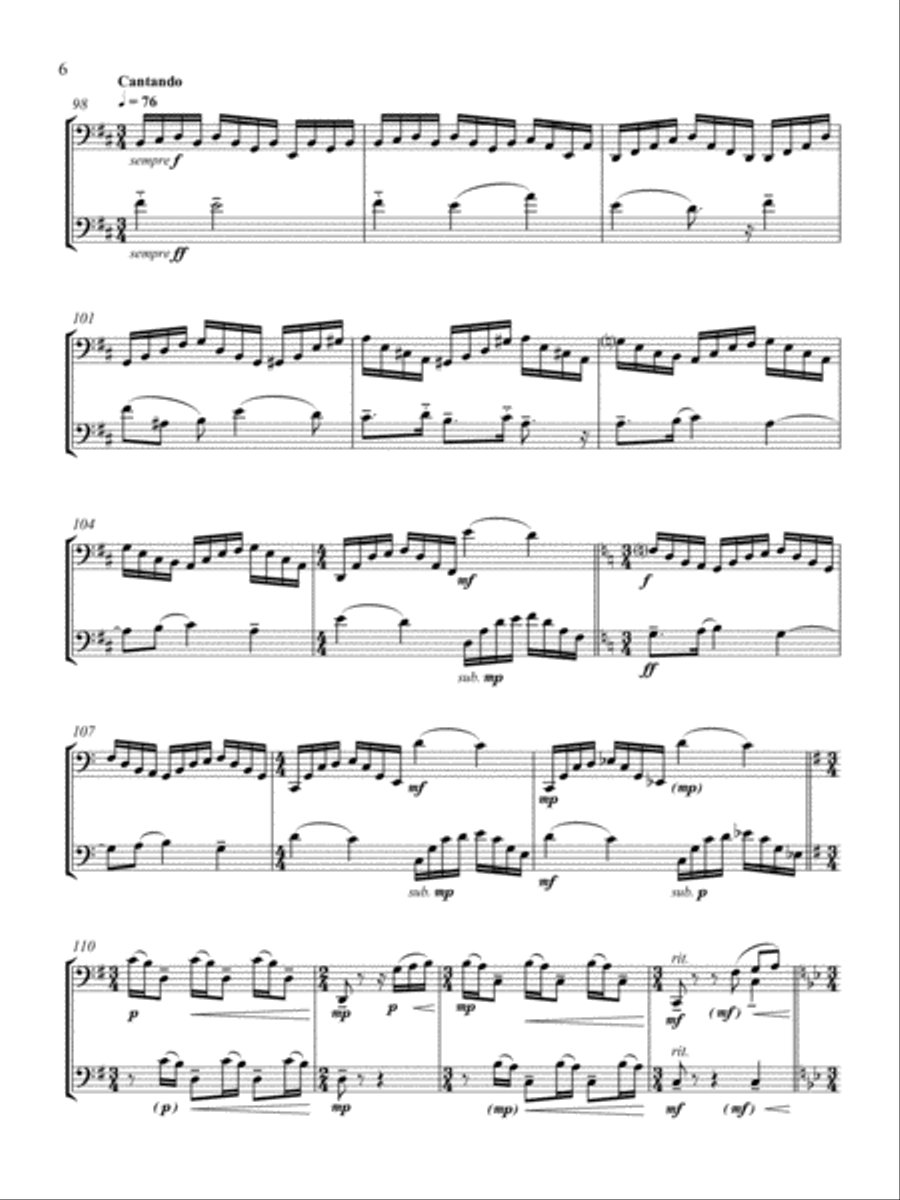 Fantasypiece Cello scores gallery preview page 5