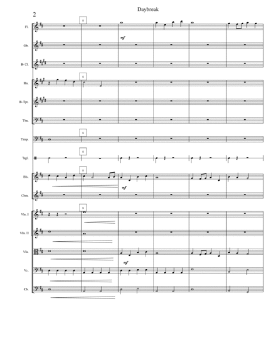 Daybreak Large Ensemble scores gallery preview page 2