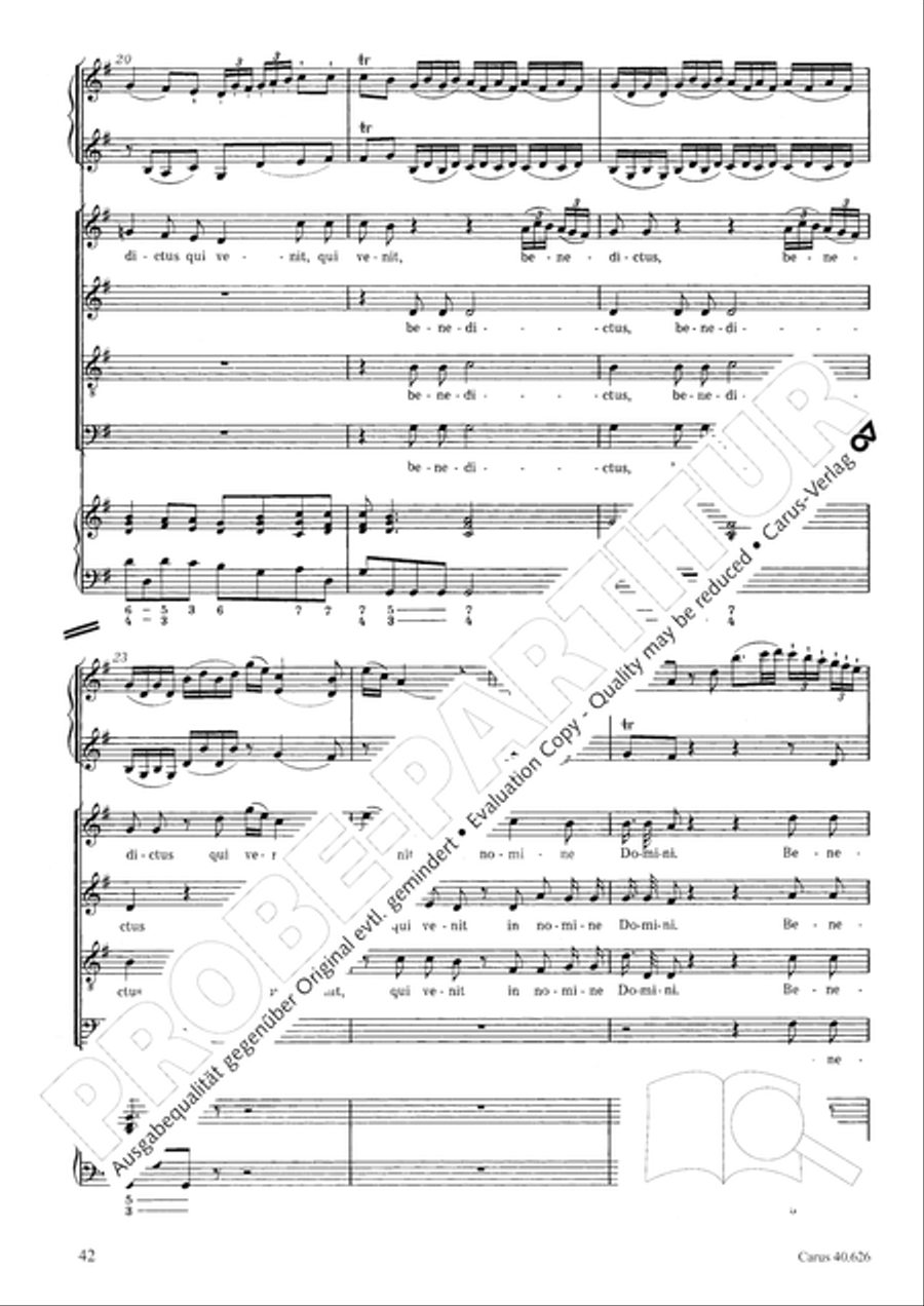Mass in C Major Mass in C Major 4-Part scores gallery preview page 42