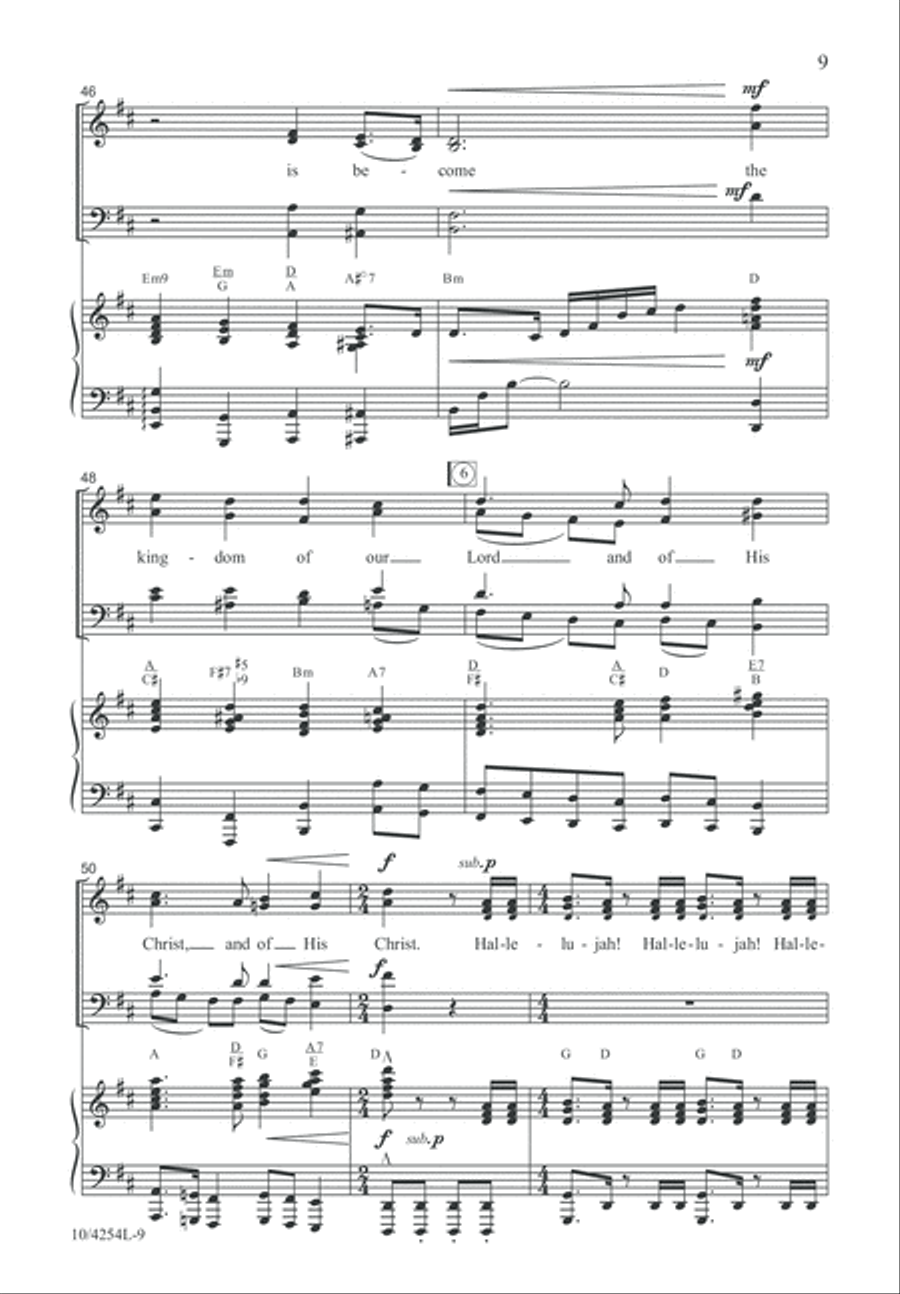 Joy Hallelujah! 4-Part scores gallery preview page 10