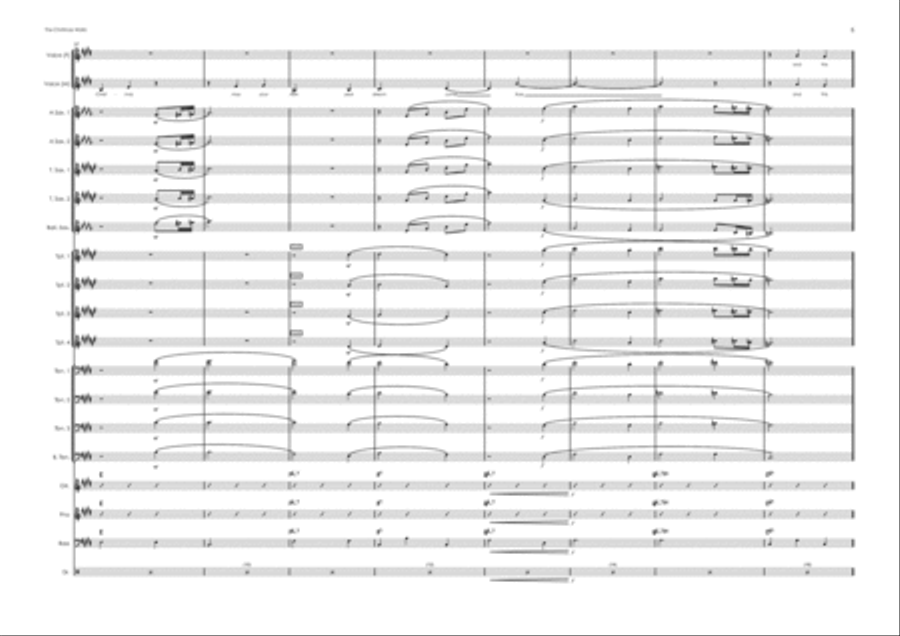 The Christmas Waltz The Christmas Waltz Jazz Ensemble scores gallery preview page 5